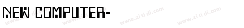 New Computer字体转换